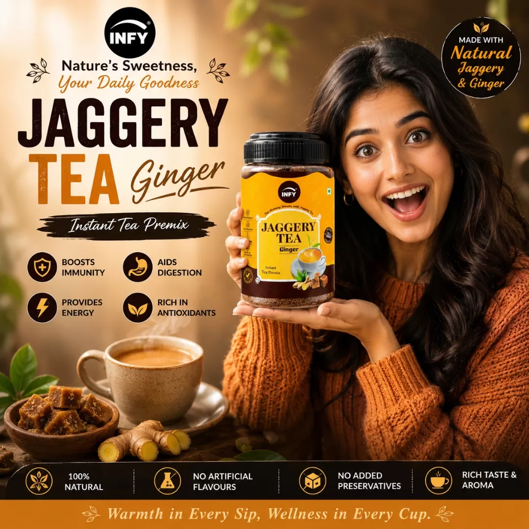 INFY Jaggery Ginger Tea